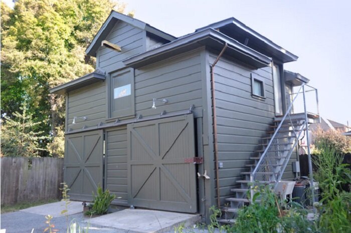 Carriage House Transformed Into A Tiny House