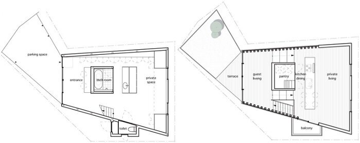 Makiko Tsukada Architects - Grass Cave House - Japan - Floor Plan - Humble Homes