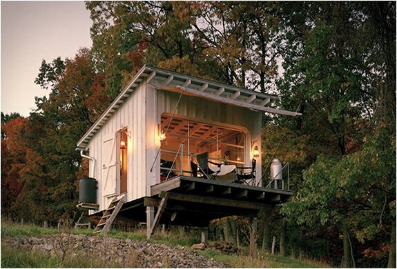 The Shack at Hinkle Farm - West Virginia - Weekend Retreat - Broadhurst Architects Inc - Exterior - Humble Homes