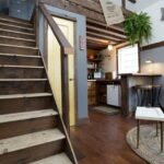 Rustic Tiny House - Portland - AirBnB - Staircase - Humble Homes