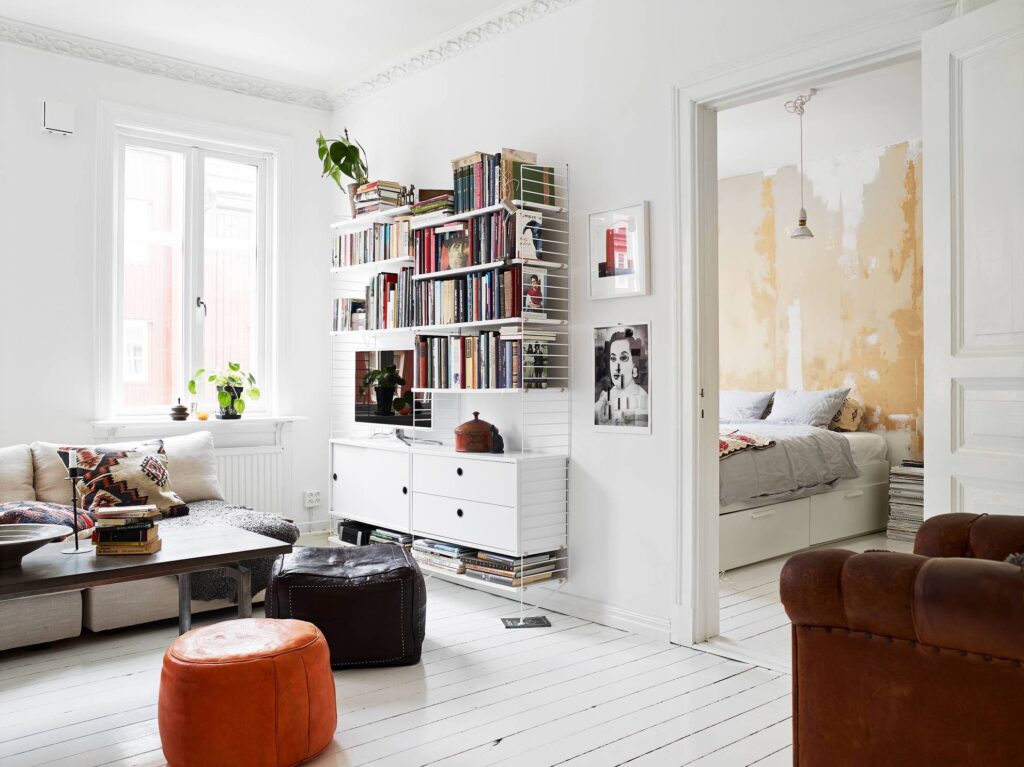 Small Apartment - Goteburg - Sweden - Stadhem - Living Room - Humble Homes