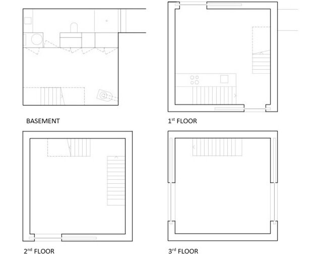 LVPH Architectes - Small House - Windig Park - Fribourg - Switzerland - Floor Plan - Humble Homes