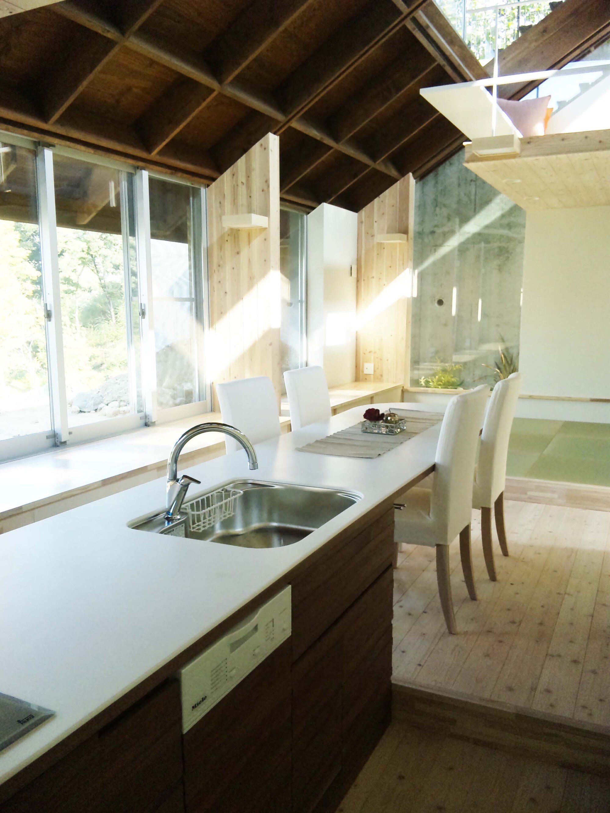 North Garden House - Small House - y+M - Tokushima Japan - Dining Area - Humble Homes