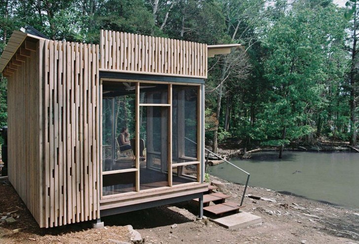 Cape Russell Retreat - Off-grid Cabin - Sanders Pace Architecture - Tennessee -Lake View - Humble Homes