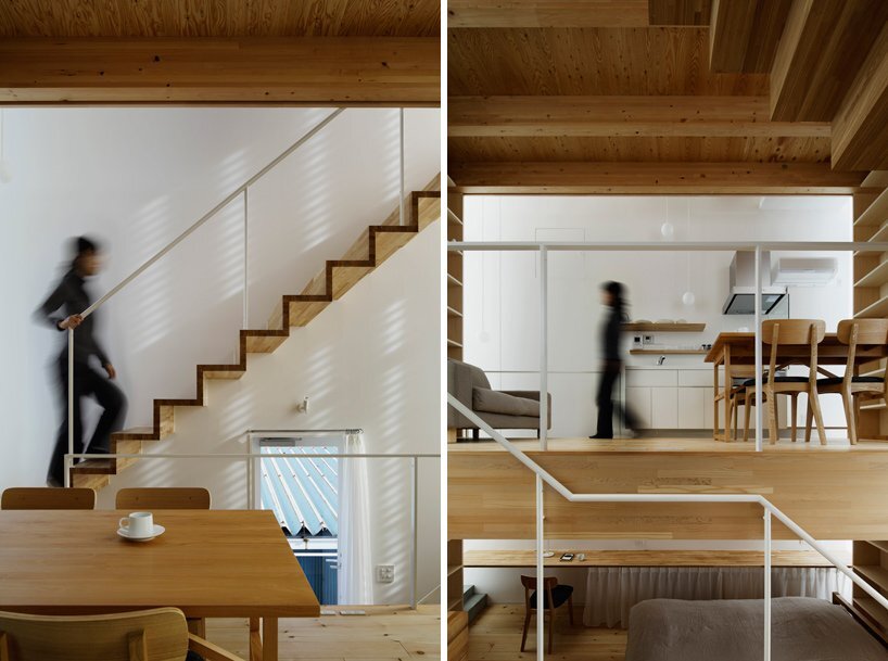 Takahashi Maki - Small House - Shiokami Daisuke - White Hut - Japan - Staircase - Humble Homes