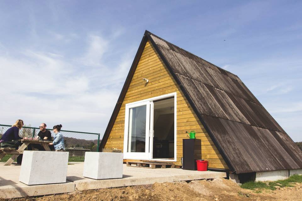 The Tipi - A Frame Cottage - Belgium - Exterior - Humble Homes