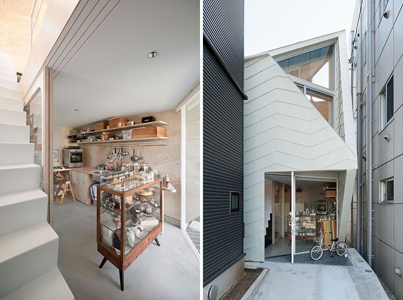 Bud House - Japanese House - Flat House - Tokyo - Shop & Entrance - Humble Homes