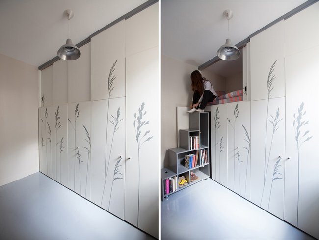 Kitoko Studio - Tiny Apartment - Paris - Storage - Humble Homes