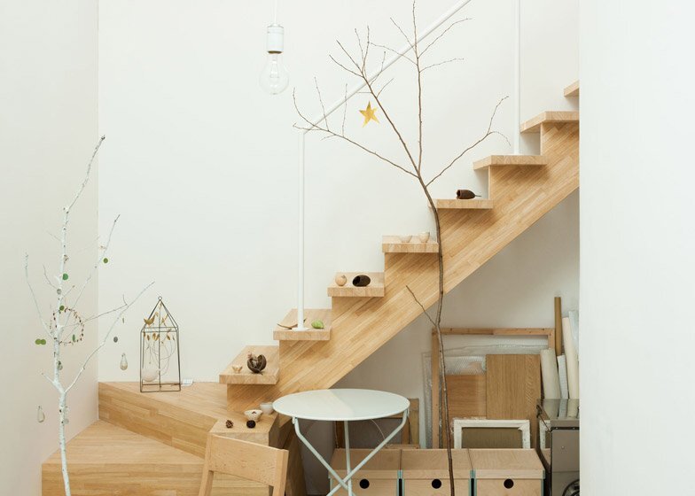 Oeuf - Multifunctional Home - Flat House - Tokyo - Staircase - Humble Homes