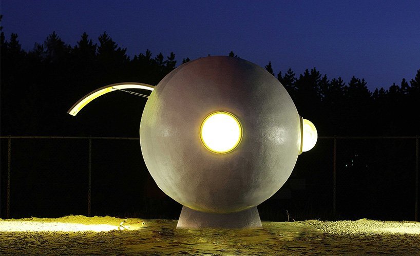 Outdoor Living Capsules - Yoon Space & Song Pyoung Albang - Korea - Capsule at Night - Humble Homes