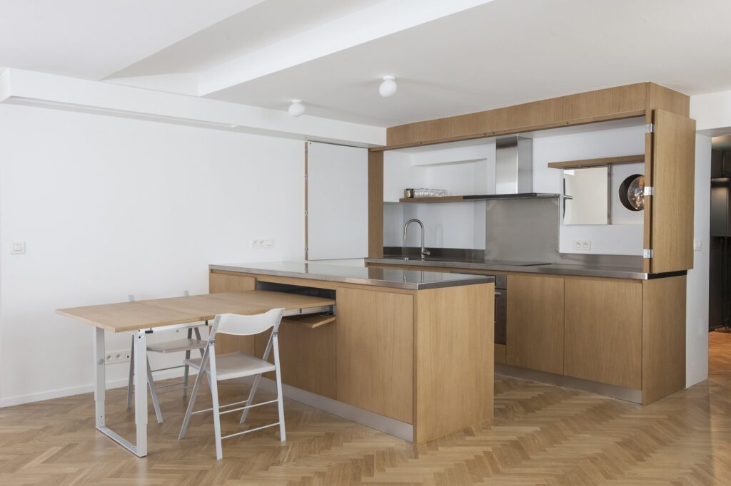 Apartment Remodel - Alia Bengana - Paris - Kitchen Open - Humble Homes