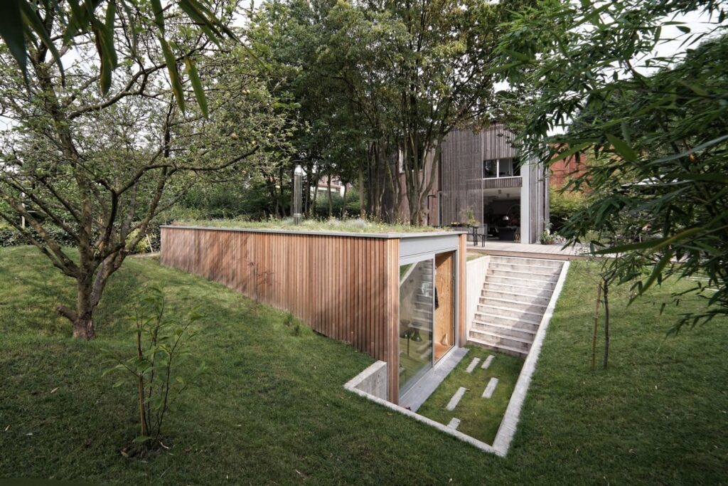 Atelier Pam&Jenny - l’escaut - Belgium - Sunken Studio - Exterior - Humble Homes