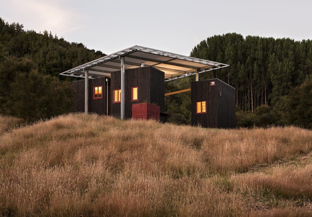 Longbush Ecosanctuary Welcome Shelter - Sarosh Mulla Design - New Zealand - Exterior - Humble Homes