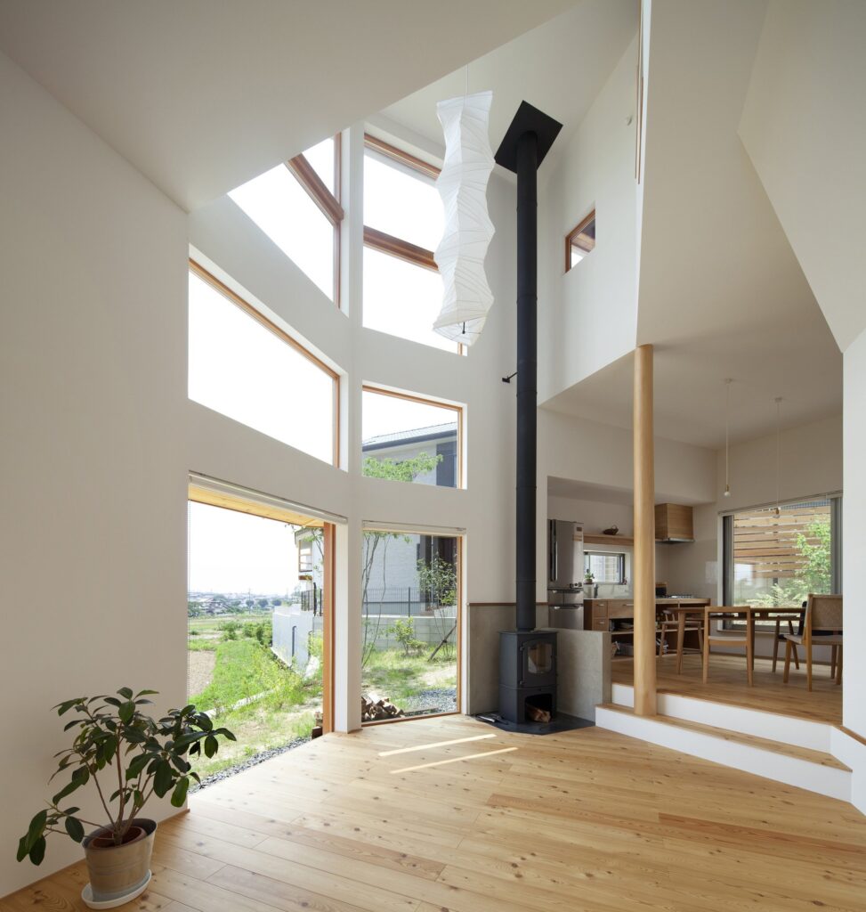 The Frontier House - Small Japanese House - Mamiya Shinichi Design Studio - Toyoake Japan - Living Area - Humble Homes