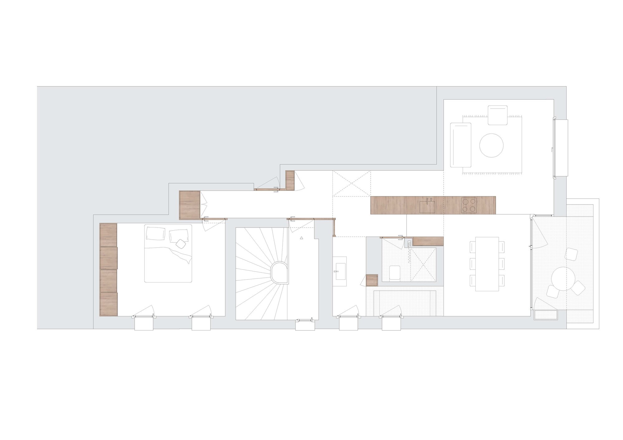 Under the Attic - ahaa - Romania - Floor Plan - Humble Homes