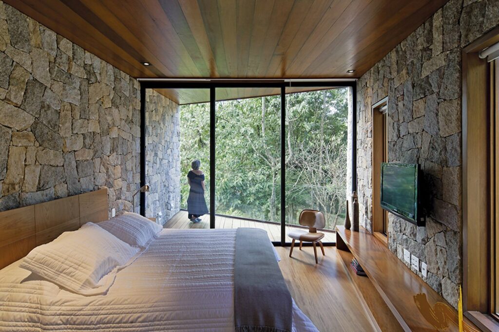 Writer’s Retreat - Tiny Retreat - Architectare - Brazil - Bedroom Glazing - Humble Homes