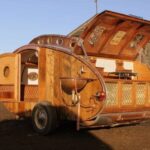 Dave Moult - Steampunk Teardrop Trailer - Exterior - Humble Homes