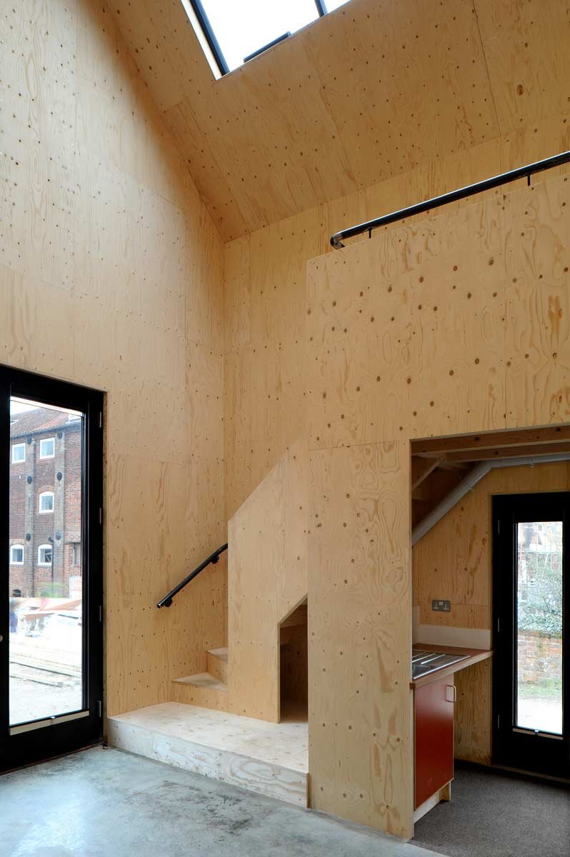 Dovecote Studio - Tiny Retreat - Haworth Tompkins - England - Skylight - Humble Homes