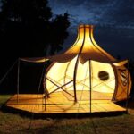 Froute Pod - Glamping - Giant Grass - Australia - Exterior Night - Humble Homes