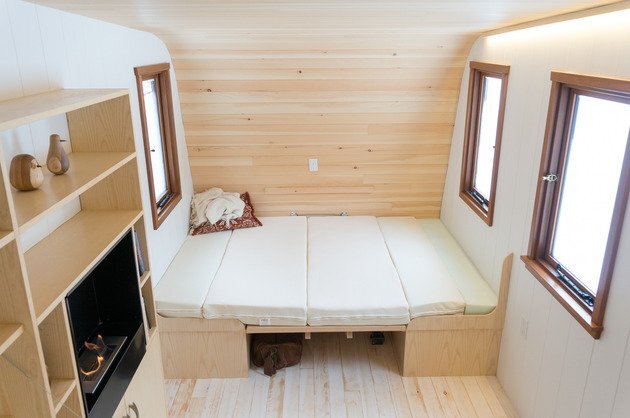 Collingwood Shepherd Hut - Tiny House - Gute - Canada - Sleeping Area - Humble Homes