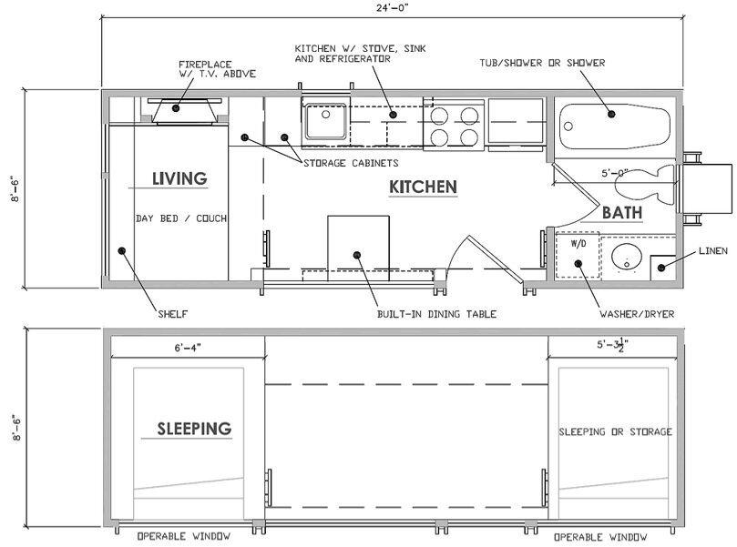 Escape Traveler - A Tiny House on Wheels That Comfortably ...