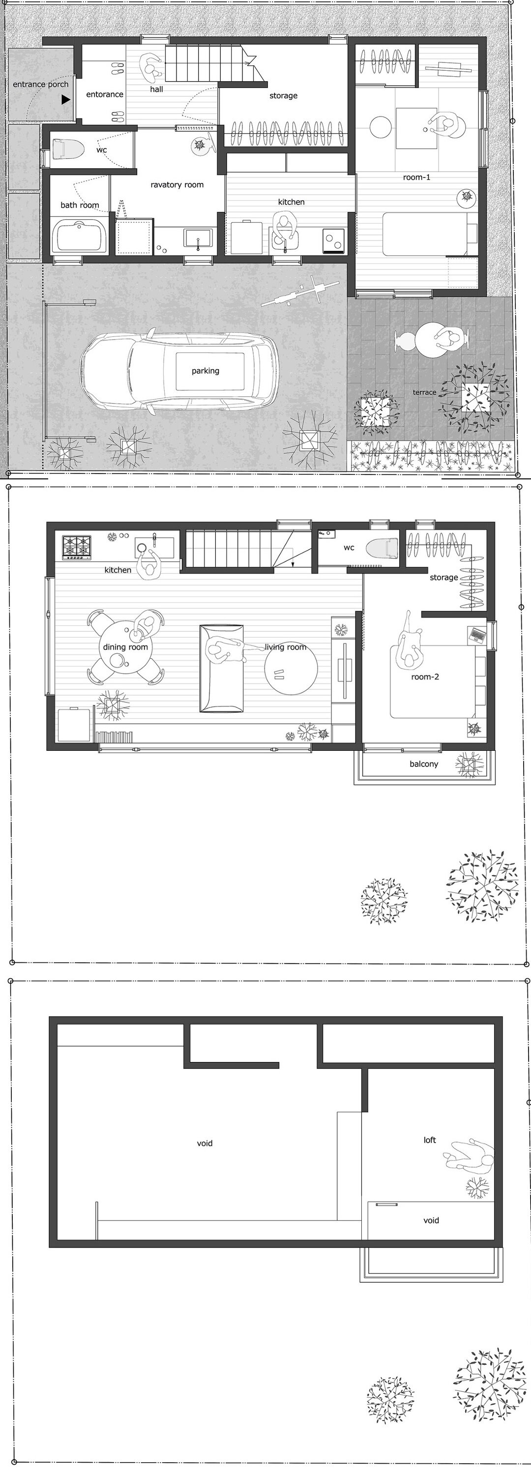 40 Japanese Home Floor Plan Designs Popular Style   House Ageo Small House KASA Architects Japan Floor Plans Humble Homes 