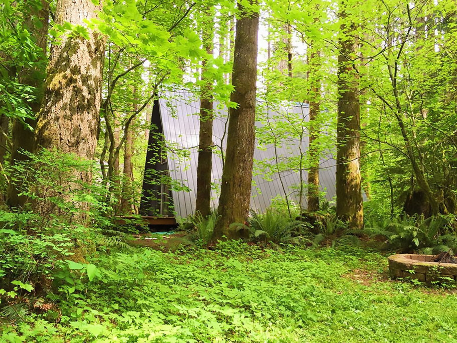 Tye-Haus A-Frame Cabin -  Skykomish Washington - Exterior 2 - Humble Homes