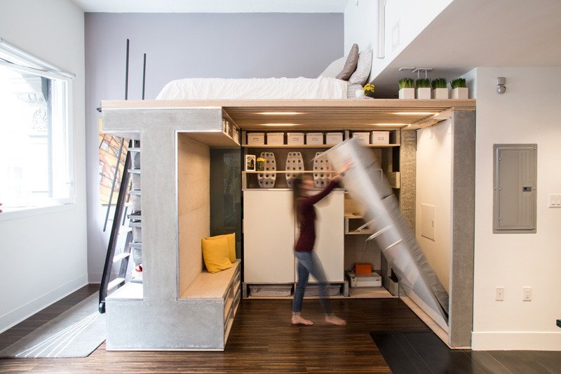 Domino Loft - ICOSA and Peter Suen - San Francisco - Murphy Bed - Humble Homes