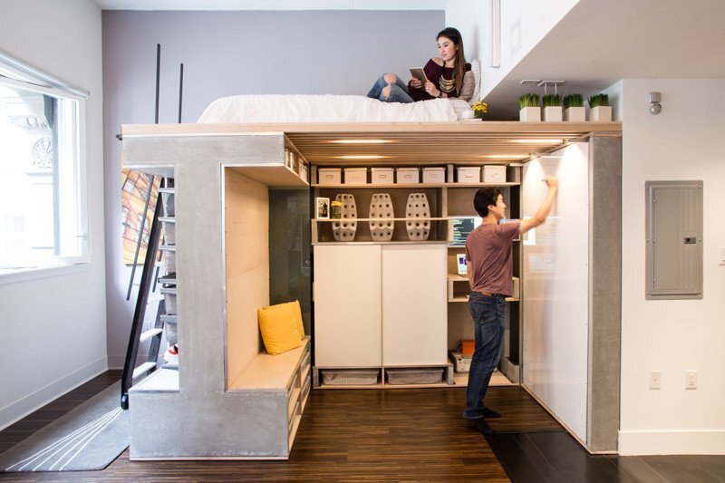 Domino Loft - ICOSA and Peter Suen - San Francisco - Whiteboard - Humble Homes