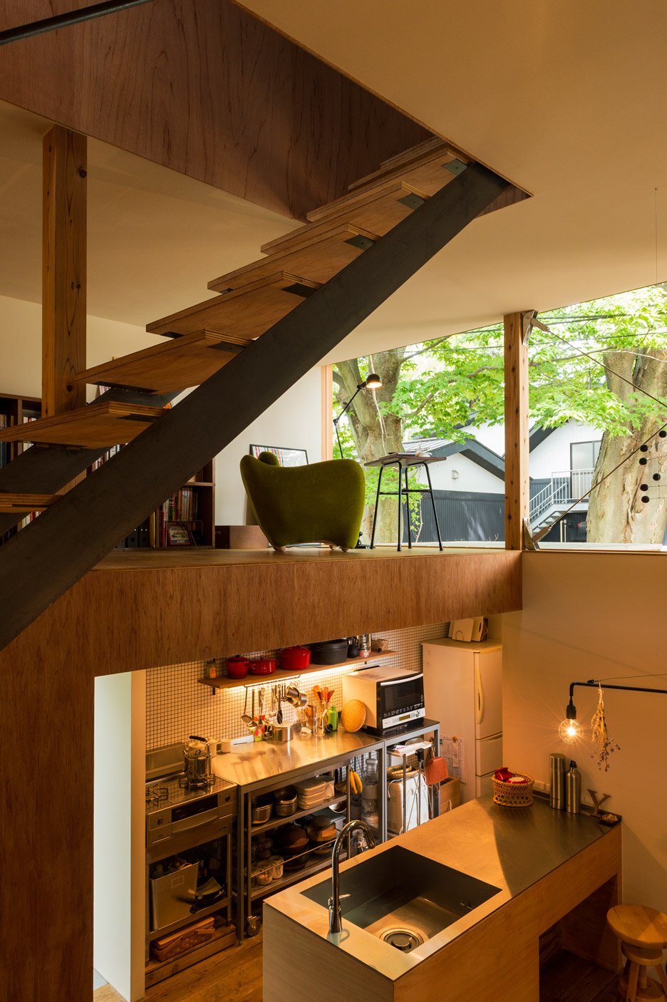 House to Catch a Tree - Takeru Shoji Architects - Japan - Kitchen - Humble Homes