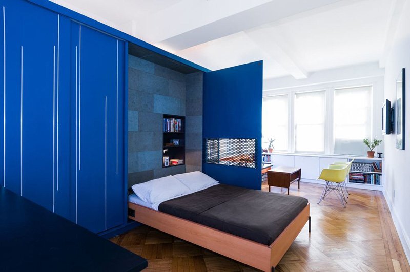 Unfolding Apartment - Michael K Chen Architecture - New York - Murphy Bed - Humble Homes