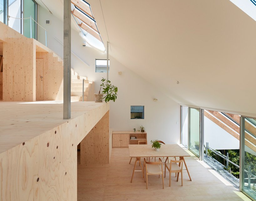 Reslope House - Tomohiro Hata - Kobe - Dining Area - Humble Homes