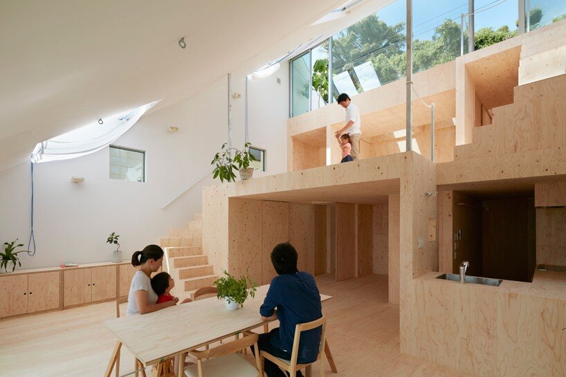 Reslope House - Tomohiro Hata - Kobe - Living Area - Humble Homes