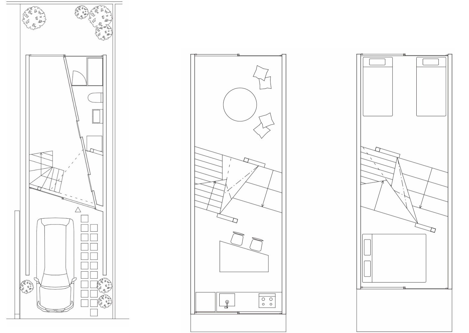 New Kyoto Town House - Alphaville - Japan - Floor Plans - Humble Homes