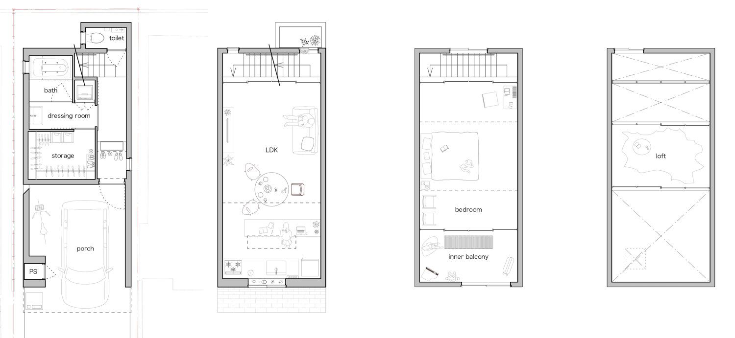 Gandare House - A Narrow Japanese Home by Ninkipen!