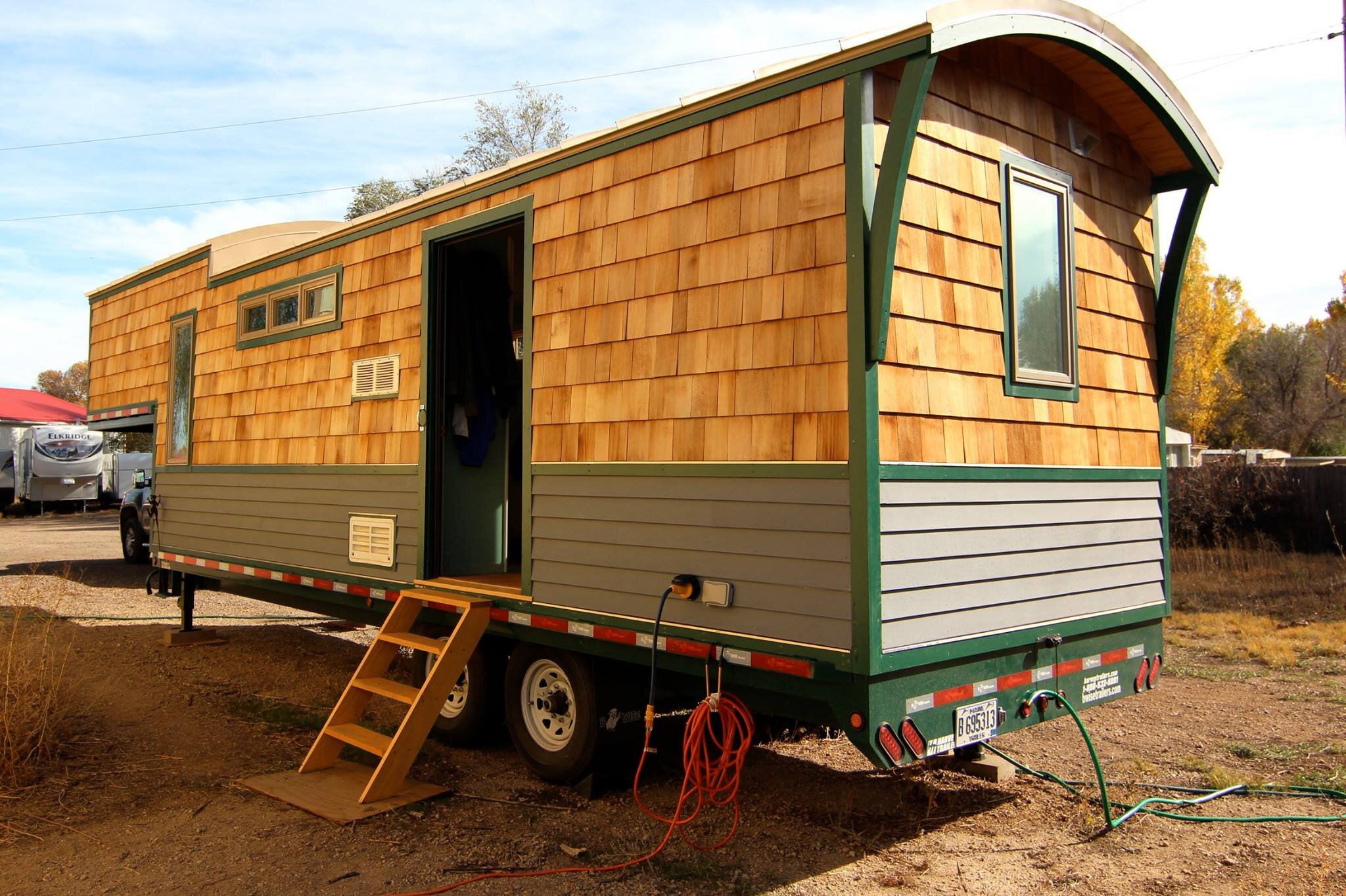 32 Foot Tiny House Built on a Gooseneck Trailer by MitchCraft