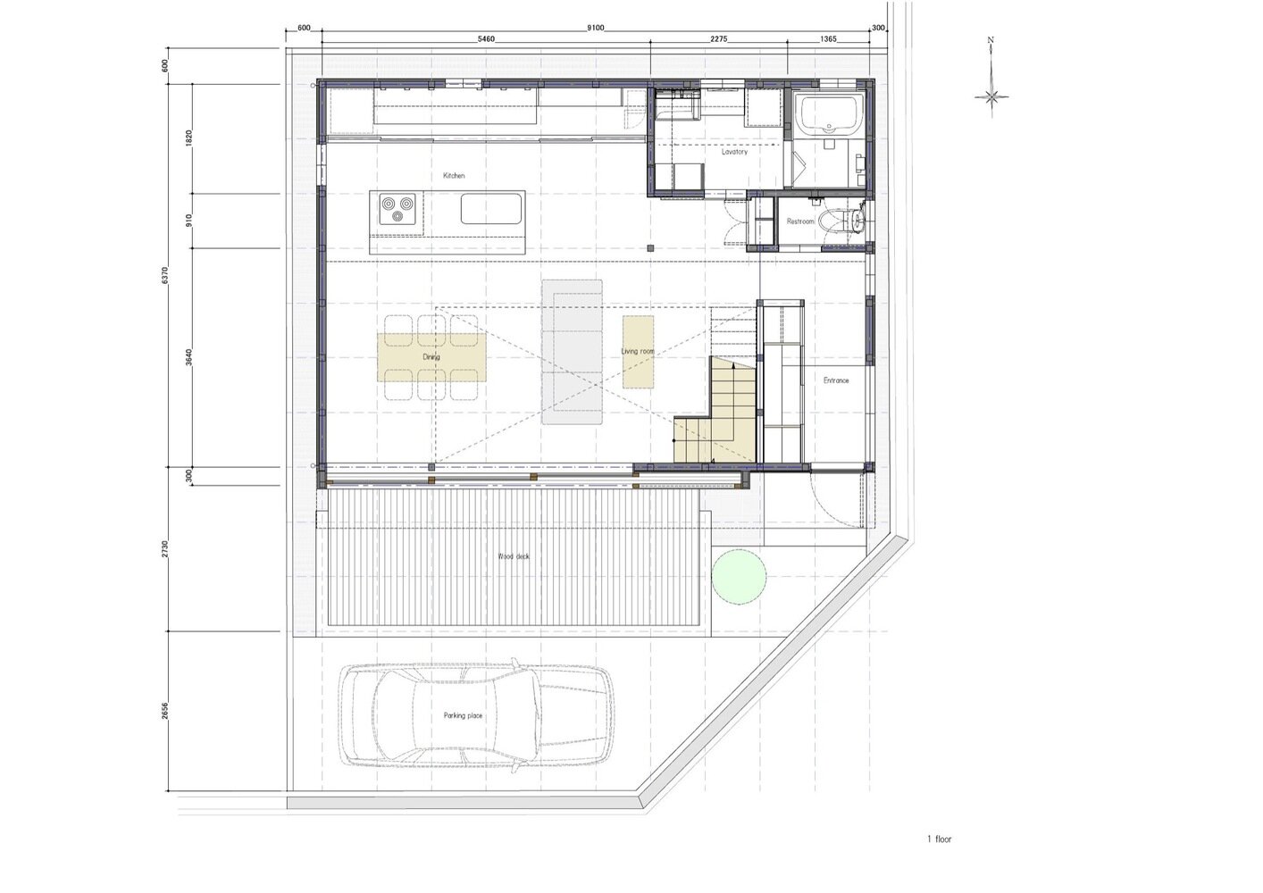 S-House - Coil Kazuteru Matumura Architects - Japan - Floor Plan 1 - Humble Homes